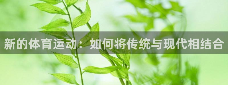 7m体育官网：新的体育运动：如何将传统与现代相结合